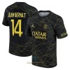 Maglia ufficiale Paris Saint Germain JUAN BERNAT 14 4th Jordan 2022-23 per Uomo